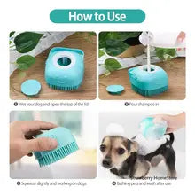 Cute Dog Bath Brush